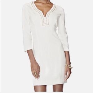Lilly Pulitzer - Bennett Shift Dress, Cameo White - Size 8- NWT